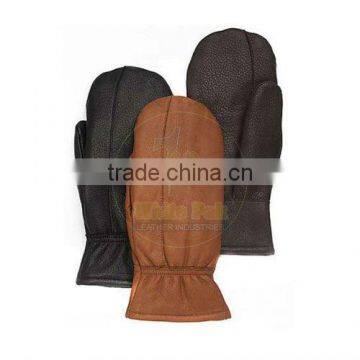 Mens Leather Mittens