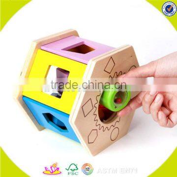 Wholesale Funny Wooden Blocks Puzzle Cube Interesting Wooden Blocks Puzzle Cube Toy W12D001 photo-4