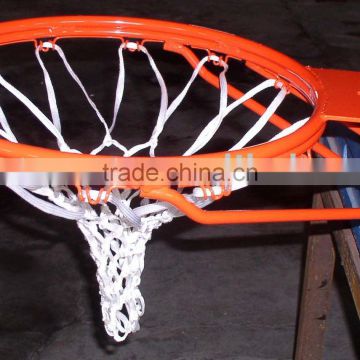 Basketball rim with net