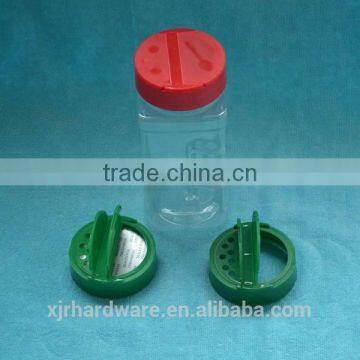 square plastic bottle with hole lids