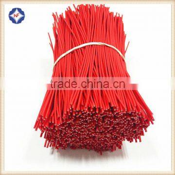 Widely Used Red Single Wire Plastic Coated Twist Tie photo-2
