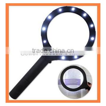 Handheld Magnifier with 12 Led Light