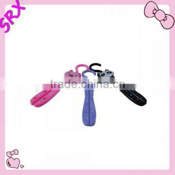 Wholesale practical Foldable Plastic Clothes Hanger in factory price,plastic folding clothes hanger for traveller