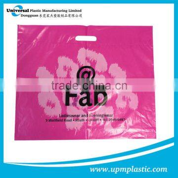 Environmental biodegradable degradable disposable die cut handle bag