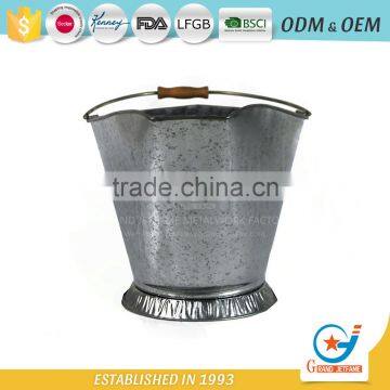 Galvanized Fireplace Coal Pail Coal Fireplace Bucket photo-2