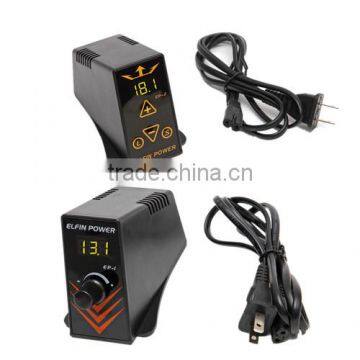 Black High quality LCD Digital Tattoo Power Supply EP-1 For pedal
