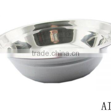 Stainless Steel Round Soup Plate With Strong Quality photo-5