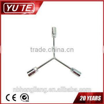 Y-style Cr-V combination nut socket spanner wrench / double socket ratchet wrench / torque socket set