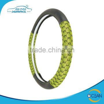 Colorful Polyester Car Customized Steering Wheel Cover photo-2