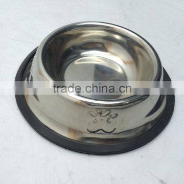 Factory OEM Color Stainless Steel Dog Feeder Pet Bowl/dog Bowl