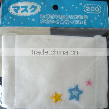 Embroidered masks gauze face mask