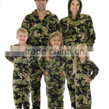 Fashion wholesale camo family pajama sets