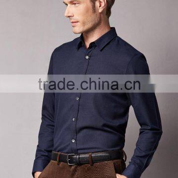 New Design Blends Cotton Slim Men Shirt BSL0071 photo-4