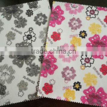 pvc synthetic leather flower printed, pvc artificial leather for bag usage