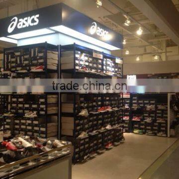 New Design Metal Power Coated Outlet Shelving Sport Shoe Gondola photo-4
