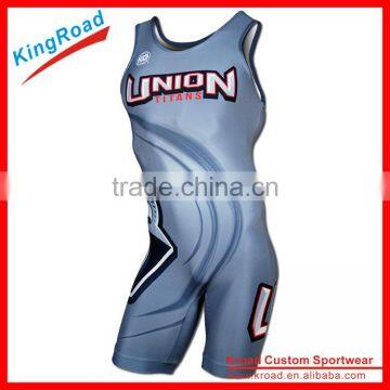 Full Sublimation Men's Wrestling Suits/wholesale Wrestling Singlets/suit for Man photo-2