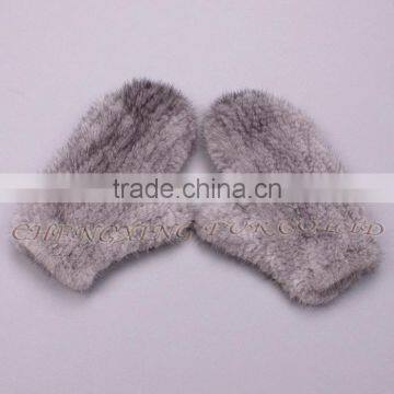 CX-A-60H Wholesale New Fashion Mittens Real Mink Fur Woman Fur Gloves photo-4