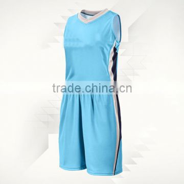 Sky blue suits basketball uniforms for women