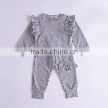 S33610W Boutique Girls Summer Falbala Sweet European Clothing Sets photo-5