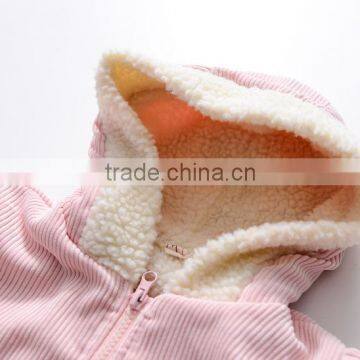 S16147A Girls Jackets and Coats Thick Warm Coat Long Sleeve Kids Jacket photo-4