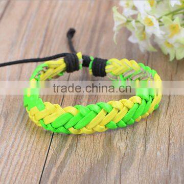 Fashion Surfer Tribal Wrap PU Punk Leather Cuff Bangle Bracelet