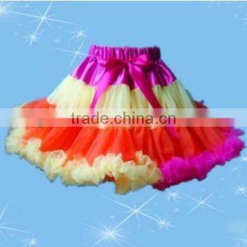 Xmas Charming Girl Fluffy Pettiskirt Fashion Sweet Chevron Girls Pettiskirt Wholesale photo-6