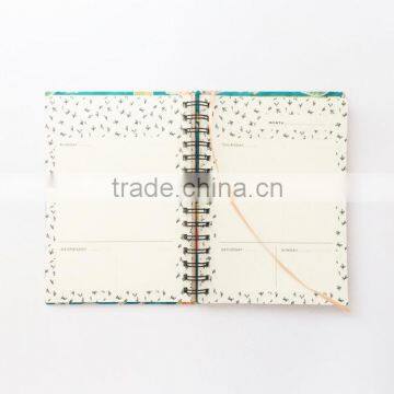 Spiral Binding Hardcover Planner Custom,full Color Printing Personal Notebook photo-4