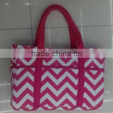 Chevron Diaper Bag Zig Zag Diaper Bag Chevron Nappy Bag Chevron Tote Bag photo-2