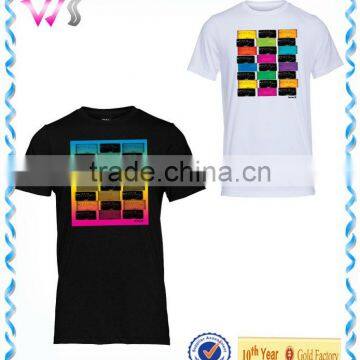 100% cotton,high quality with printing men's T-shirts wholesale