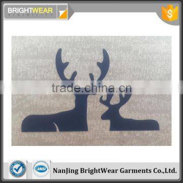 High quality offset eco-friendly cold peel blue deer garment heat transfer printing