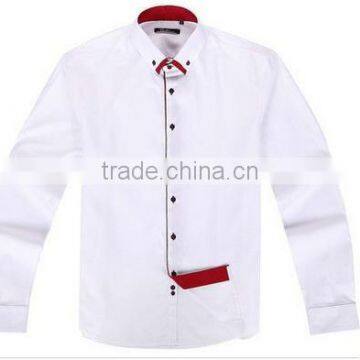 Fashion Double Collar Style Long Sleeve Fancy Shirts for Men photo-2