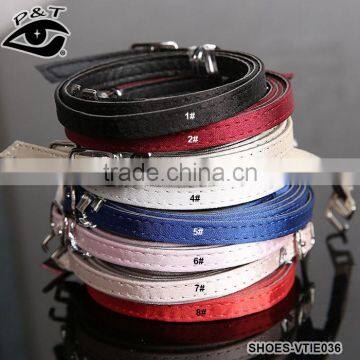 New Arrival Patent Leather Shoe Lace Silk Satin Laces For Heels photo-3