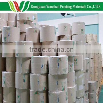 White/brown 100gsm double sided crepe paper, 300 meters per roll