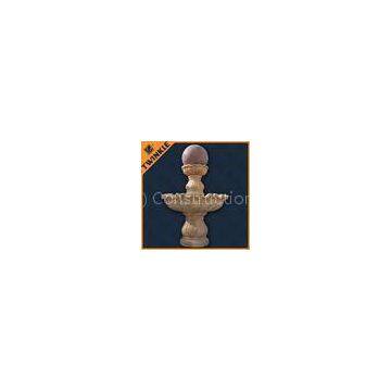 Natural Yellow Stone Water Fountain , Garden Water Ball Fountains