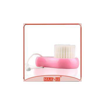 Cheapest and Soft Nylon Fibre Facial Washing Brush With Plastic Handle