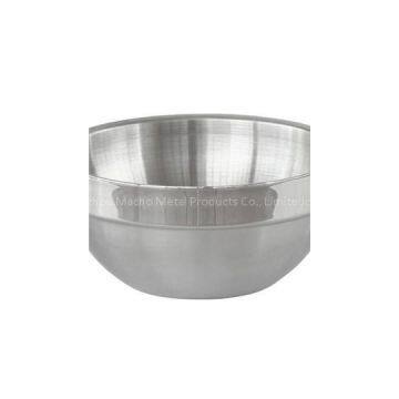 MB004 Stainless Steel Barware Double-walled Salad Bowl/Mixing Bowl/Fruit Bowl