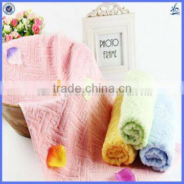 plain dyed promotional soft bamboo bright colored towels fabric