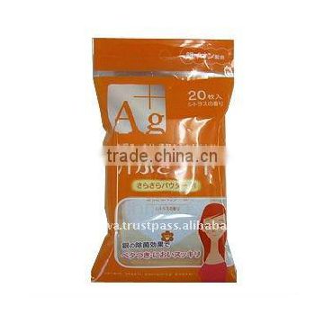 Japan Ag+ Sweat Wiping Sheet(Scent of Citrus)20 wholesale