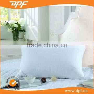 Poly cotton hollow fiber filling 800g double stitch hotel pillow