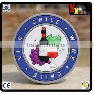 TOURIST SOUVENIR Rubber FRIDGE MAGNET ---- Chile