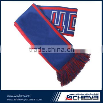 2017 football sublimation custom scarf no minimum