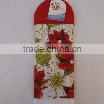 cheap christmas small cotton kitchen hand towels