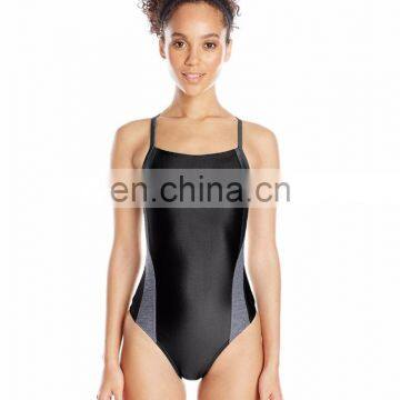 vinitage style swiming wear suit/stylish custom brand one piece swim costume/solid adjustable swim suit