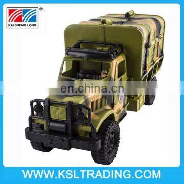 Military Fighter Truck Toy With Various Shooting Sounds and Light, Mini Army Soldier Included photo-4