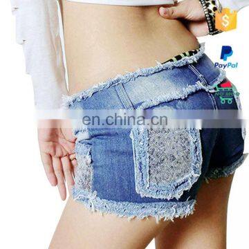 Wholesale Ripped European Ladies Fashion Short Pants photo-5