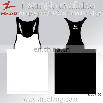 School Uniform Sublimation Printing Basketball Soccer Training Vest For Men