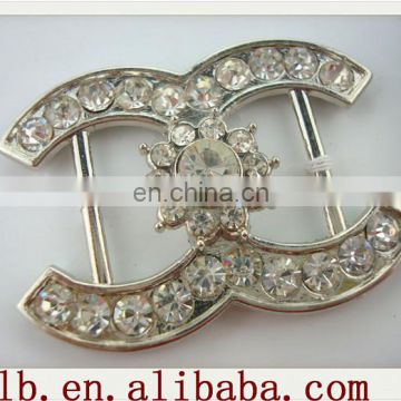 2013 new fashion high quality metal siblver,gold/brass...decorative fashion rhinestone buckle