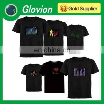 HOT sale EL T-shirt electronic drum kit t-shirt electronic music t-shirt electronic guitar