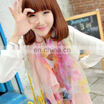 2015Elegant and fashionable women's scarf beach dress autumn pink