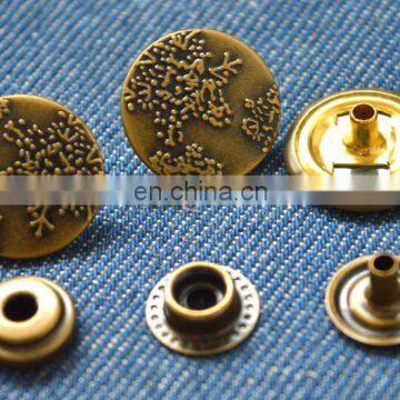 Garment new fashion metal snap button